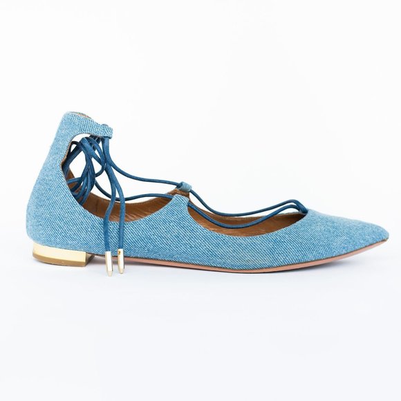 Aquazzura Christy Flats- Size 36.5 - Picture 1 of 7